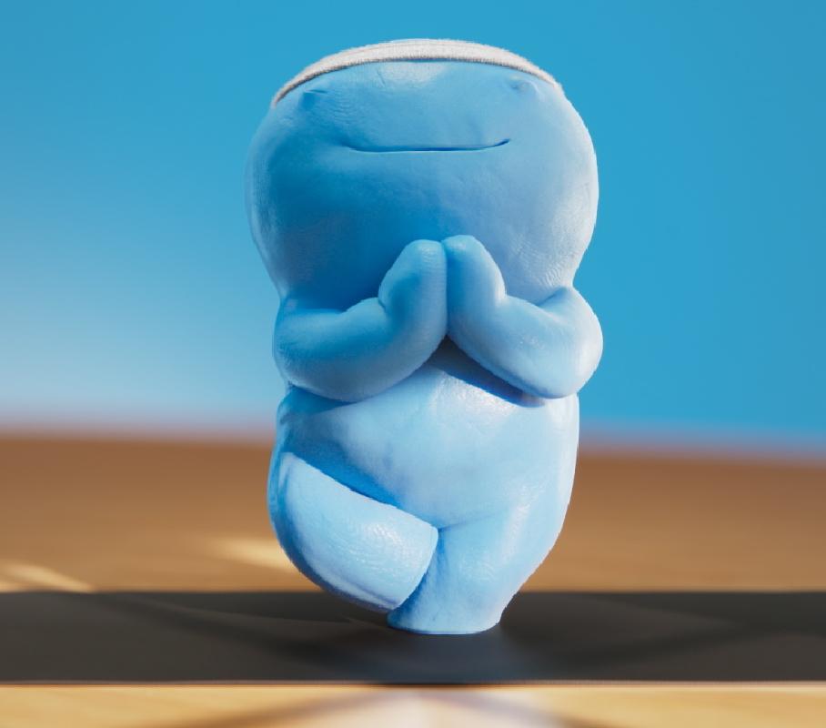 Will Power relaxing and doing yoga