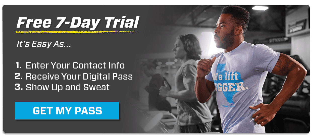 eos gym member running on treadmill