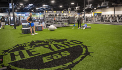 Indoor Workout Area, "The Yard"