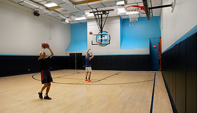 The Boardroom: EoS Fitness Basketball Court