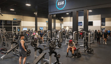 Strength equipment at EoS Coral Springs