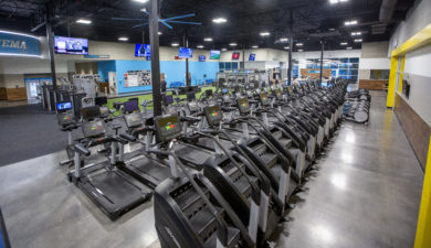 Huge variety of cardio at EoS Fitness