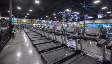 Cardio with TVs at Queen Creek EoS