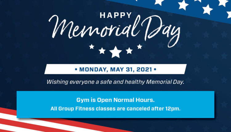 fitness connection memorial day hours