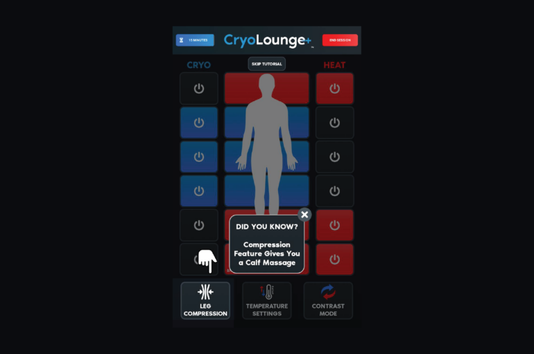 CryoLounge_Personalize your session
